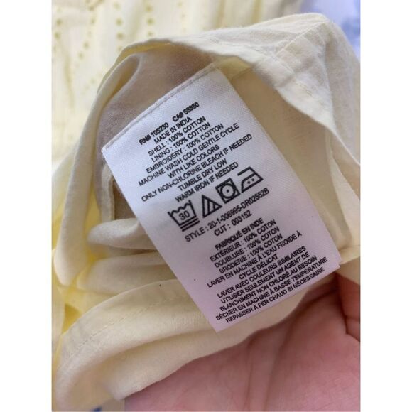 Joie Krystina B Cotton Eyelet Dress Size S - Picture 4 of 12